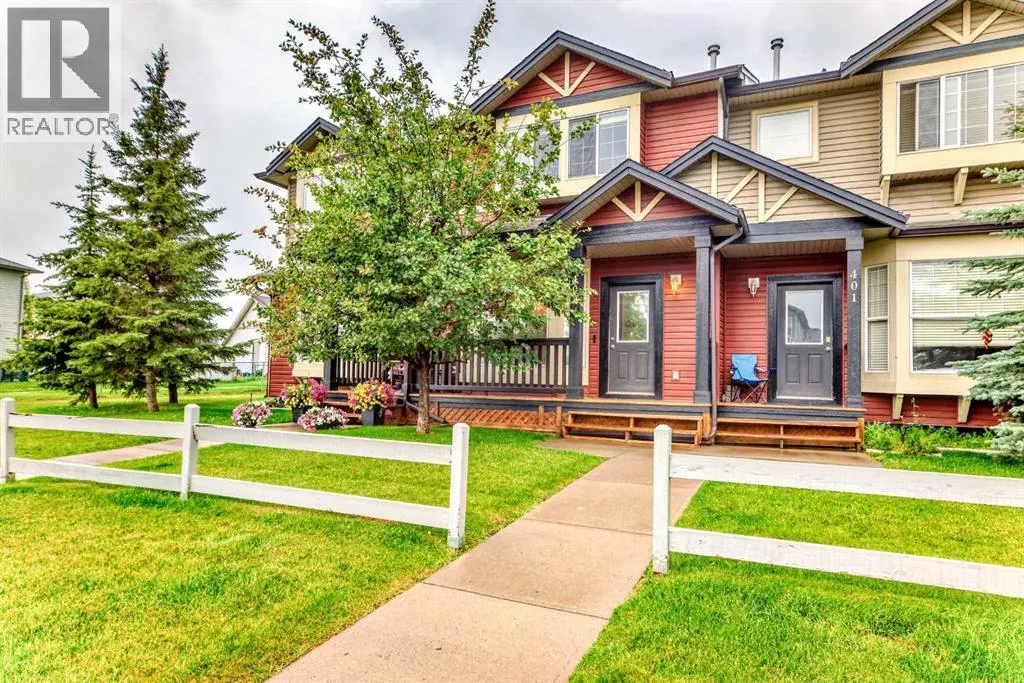 Row / Townhouse for rent: 402, 2066 Luxstone Boulevard Sw, Airdrie, Alberta t4b 0l1