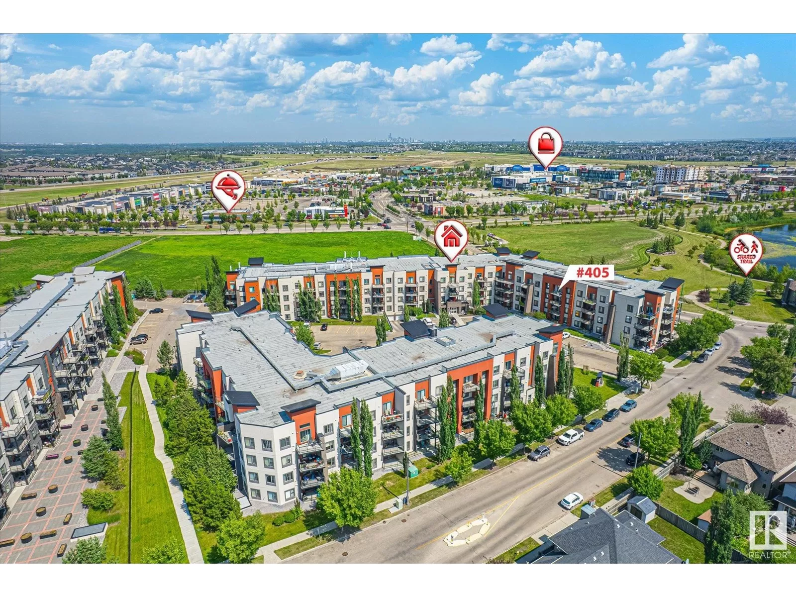 Apartment for rent: #405 304 Ambleside Li Sw, Edmonton, Alberta T6W 0V2