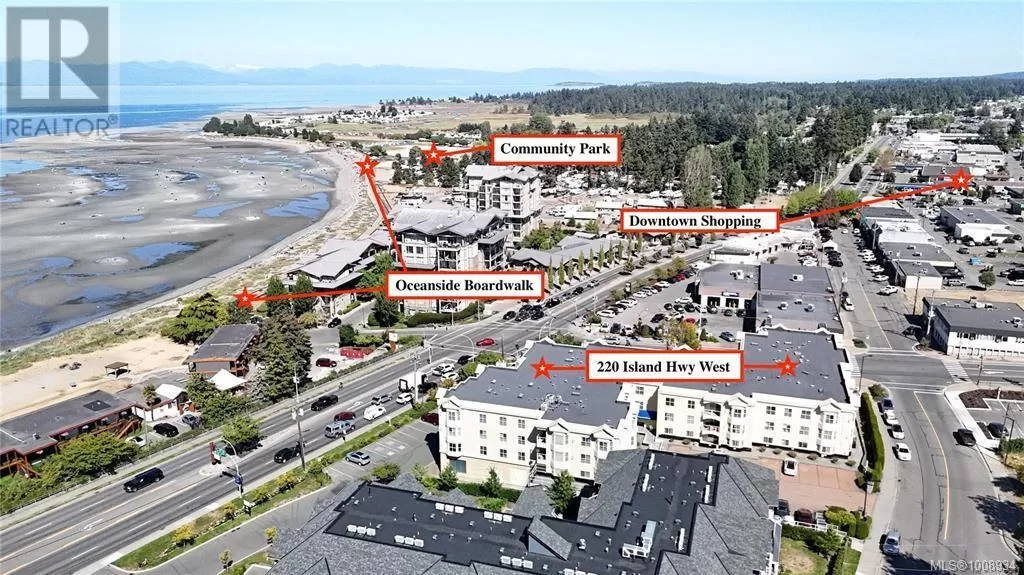 Apartment for rent: 406 220 Island Hwy W, Parksville, British Columbia V9P 2P3