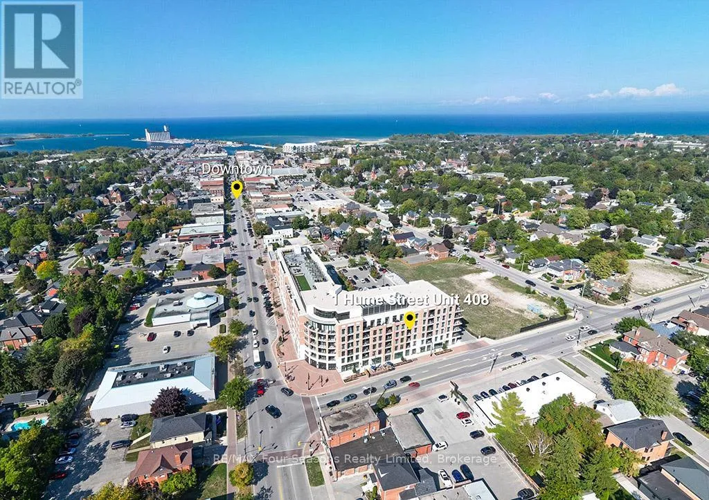 Apartment for rent: 408 - 1 Hume Street, Collingwood, Ontario L9Y 0X3