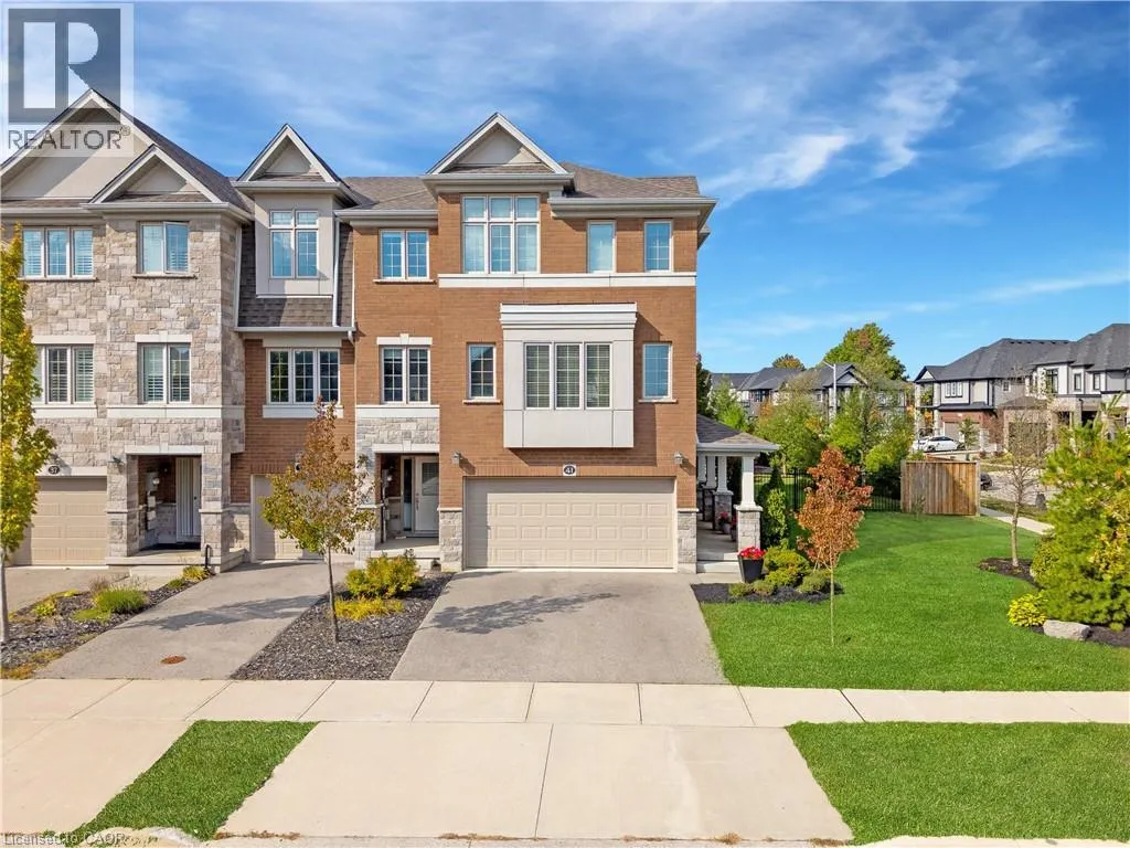 Row / Townhouse for rent: 41 Sportsman Hill Street, Kitchener, Ontario N2P 0J4