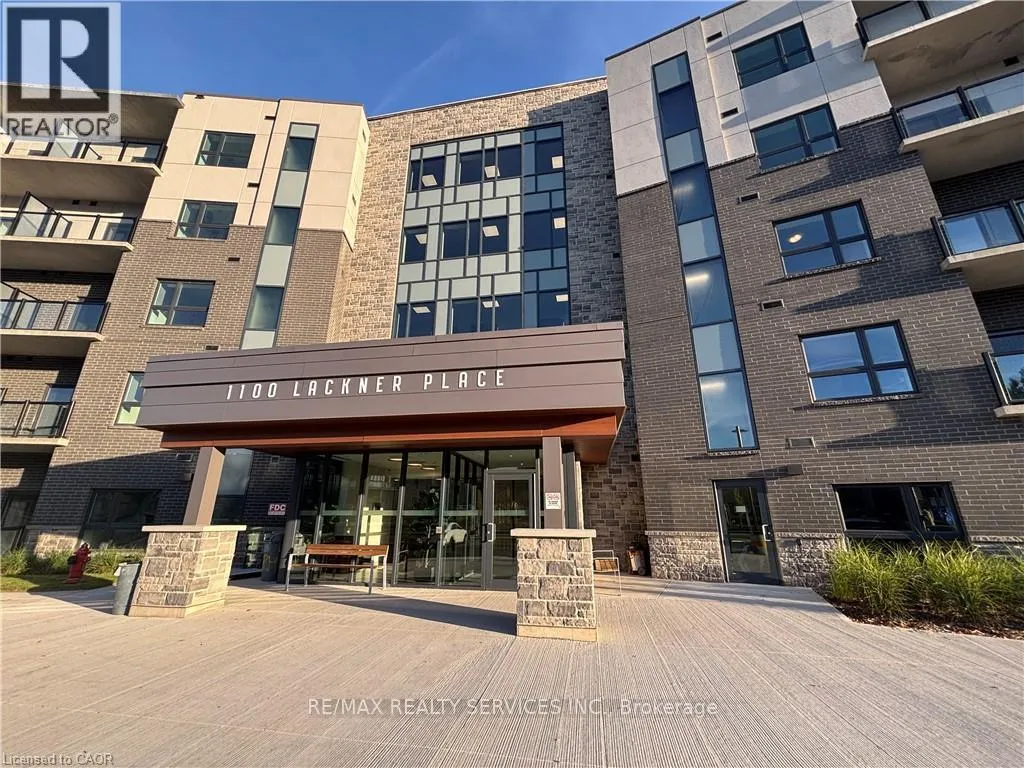 Apartment for rent: 411 - 1100 Lackner Place, Kitchener, Ontario N2A 0M1