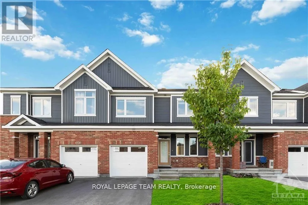 Row / Townhouse for rent: 4118 Obsidian Street, Ottawa, Ontario K2J 6X9