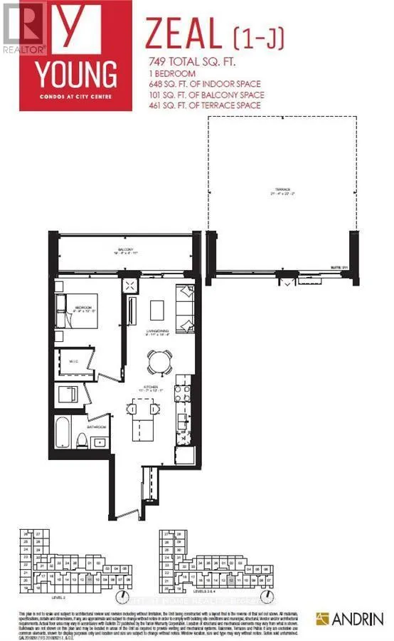 Apartment for rent: 412 - 55 Duke Street W, Kitchener, Ontario N2H 0B7