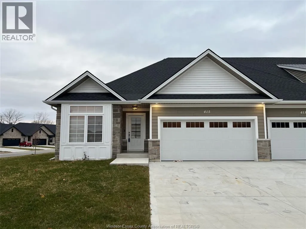 Row / Townhouse for rent: 415 Westcott Road, Amherstburg, Ontario N9V 4C5