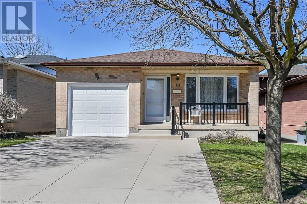 House for rent: 43 Everest Street, Hamilton, Ontario L8W 2J5