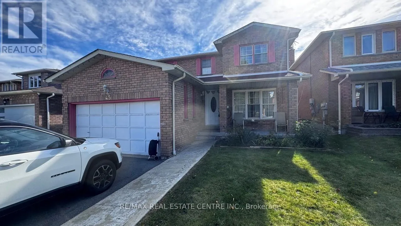 House for rent: 45 Wexford Road, Brampton, Ontario L6Z 2W4