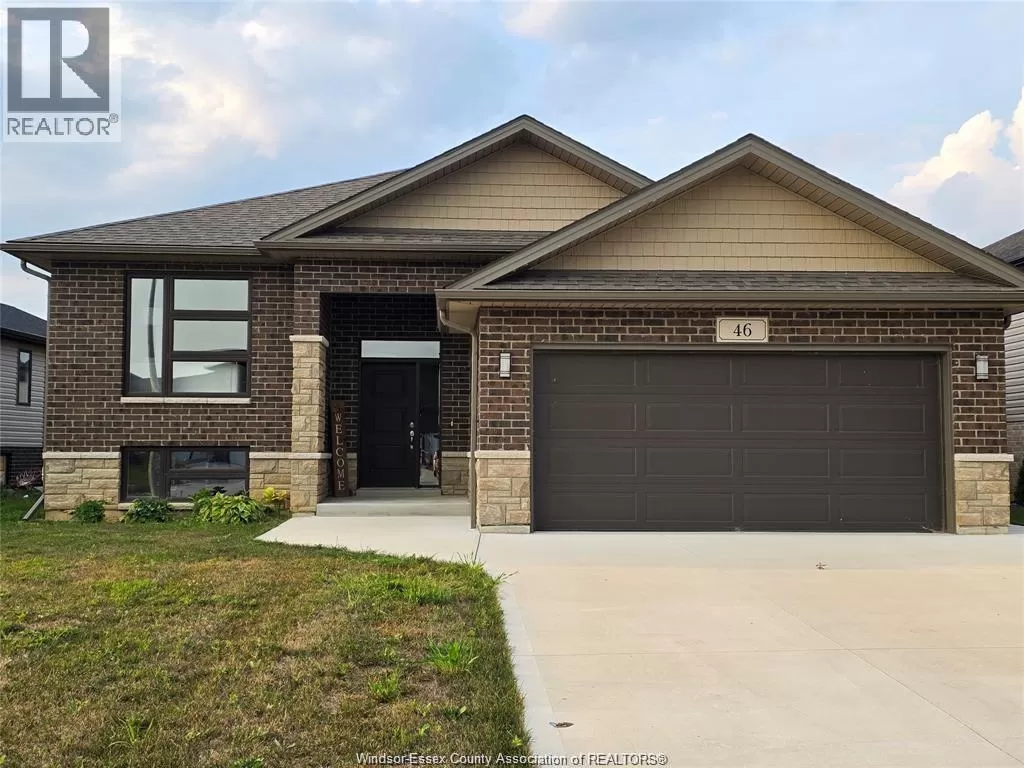 House for rent: 46 Kingsbridge, Amherstburg, Ontario N9V 4A5