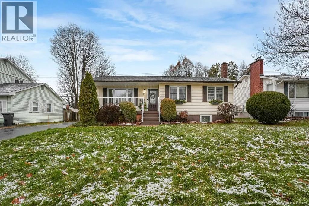 49 Woodmount Drive, Fredericton, New Brunswick E3A 2M2