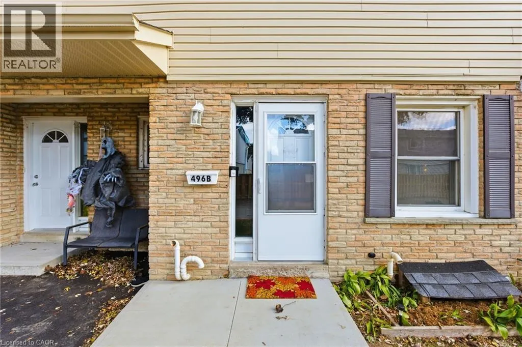 Row / Townhouse for rent: 496 Grey Street Unit# B, Brantford, Ontario N3S 7L4