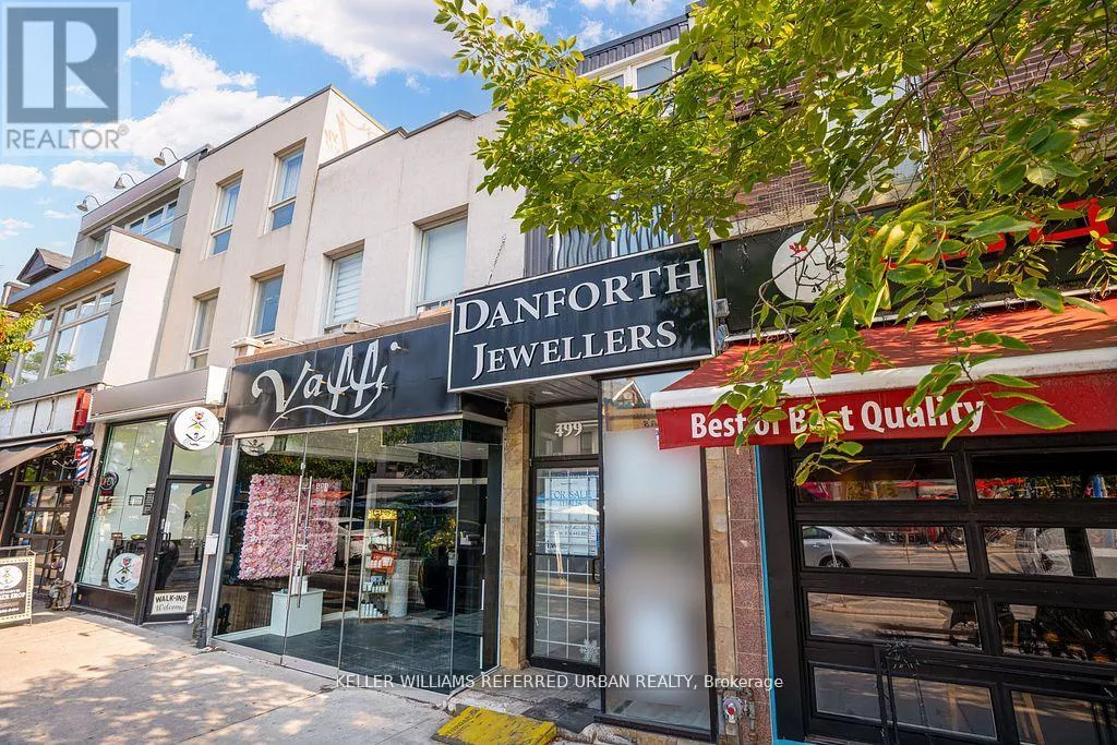 Residential Commercial Mix for rent: 499 Danforth Avenue, Toronto, Ontario M4K 1P5