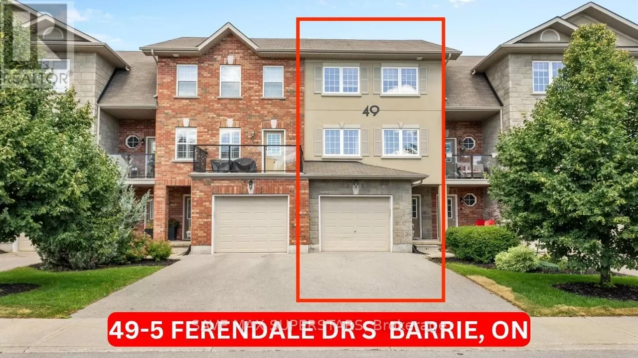 Row / Townhouse for rent: 5 - 49 Ferndale Drive S, Barrie, Ontario L4N 5W9