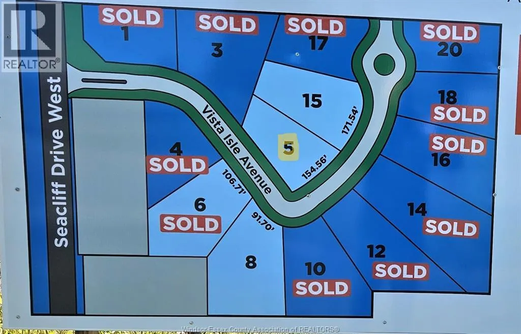 No Building for rent: 5 Vista Isle Avenue, Leamington, Ontario N8H 4C9