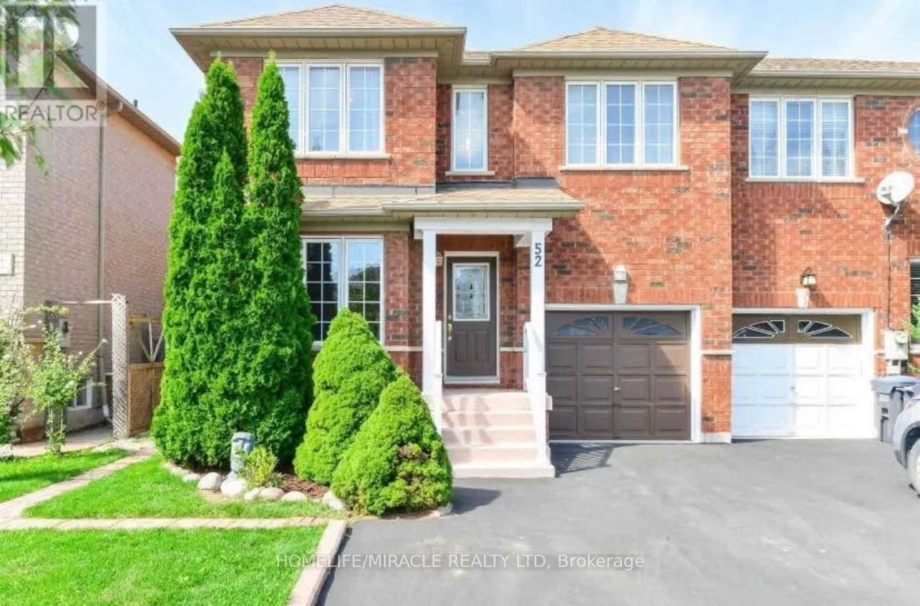 House for rent: 52 Wandering Trail Drive, Brampton, Ontario L7A 1T3