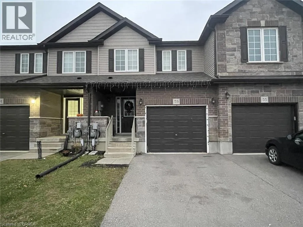 Row / Townhouse for rent: 53 Arlington Parkway, Paris, Ontario N3L 0G2