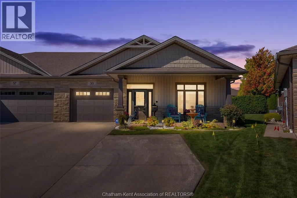 Row / Townhouse for rent: 53 Veranda Court, Chatham, Ontario N7L 0B4