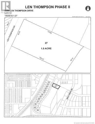 5399 Len Thompson Drive, Lacombe, Alberta T4L 2H3