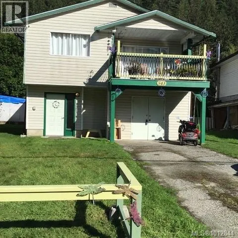 House for rent: 543 Maquinna Dr N, Tahsis, British Columbia V0P 1X0