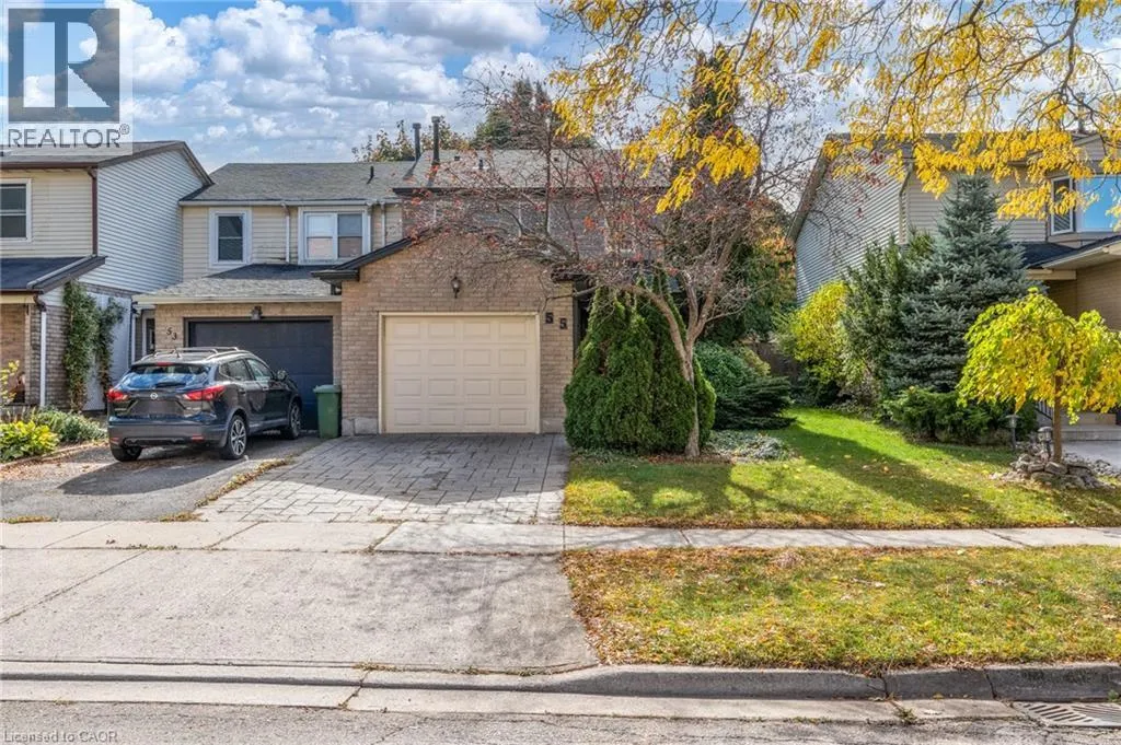 Row / Townhouse for rent: 55 Ventura Drive, Stoney Creek, Ontario L8J 1W5