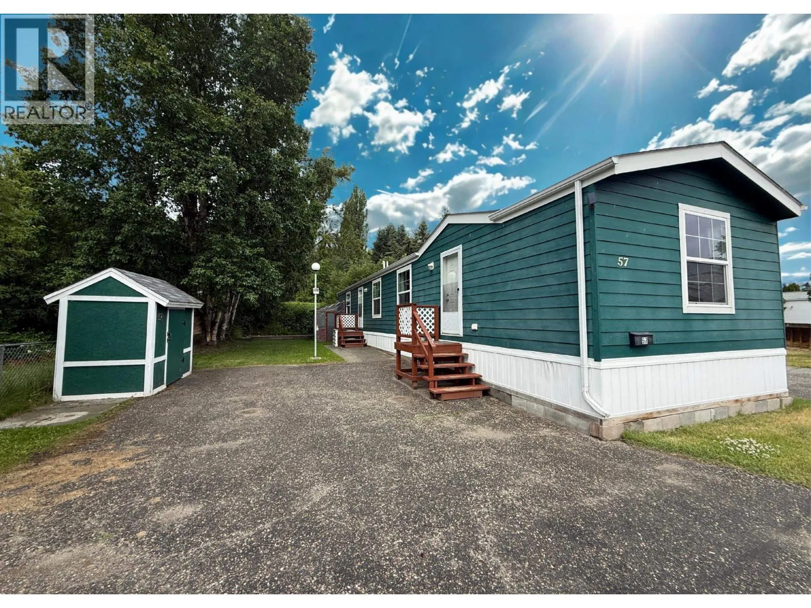 Manufactured Home/Mobile for rent: 57 684 North Fraser Drive, Quesnel, British Columbia V2J 1Z6