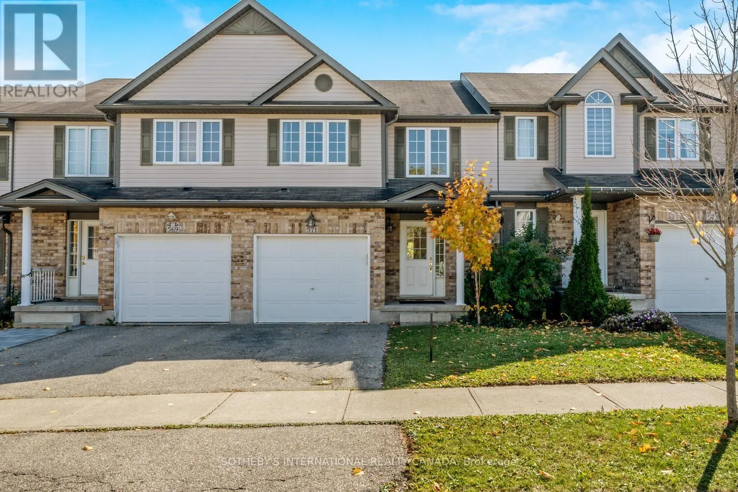 Row / Townhouse for rent: 571 Wild Iris Avenue, Waterloo, Ontario N2V 2X5