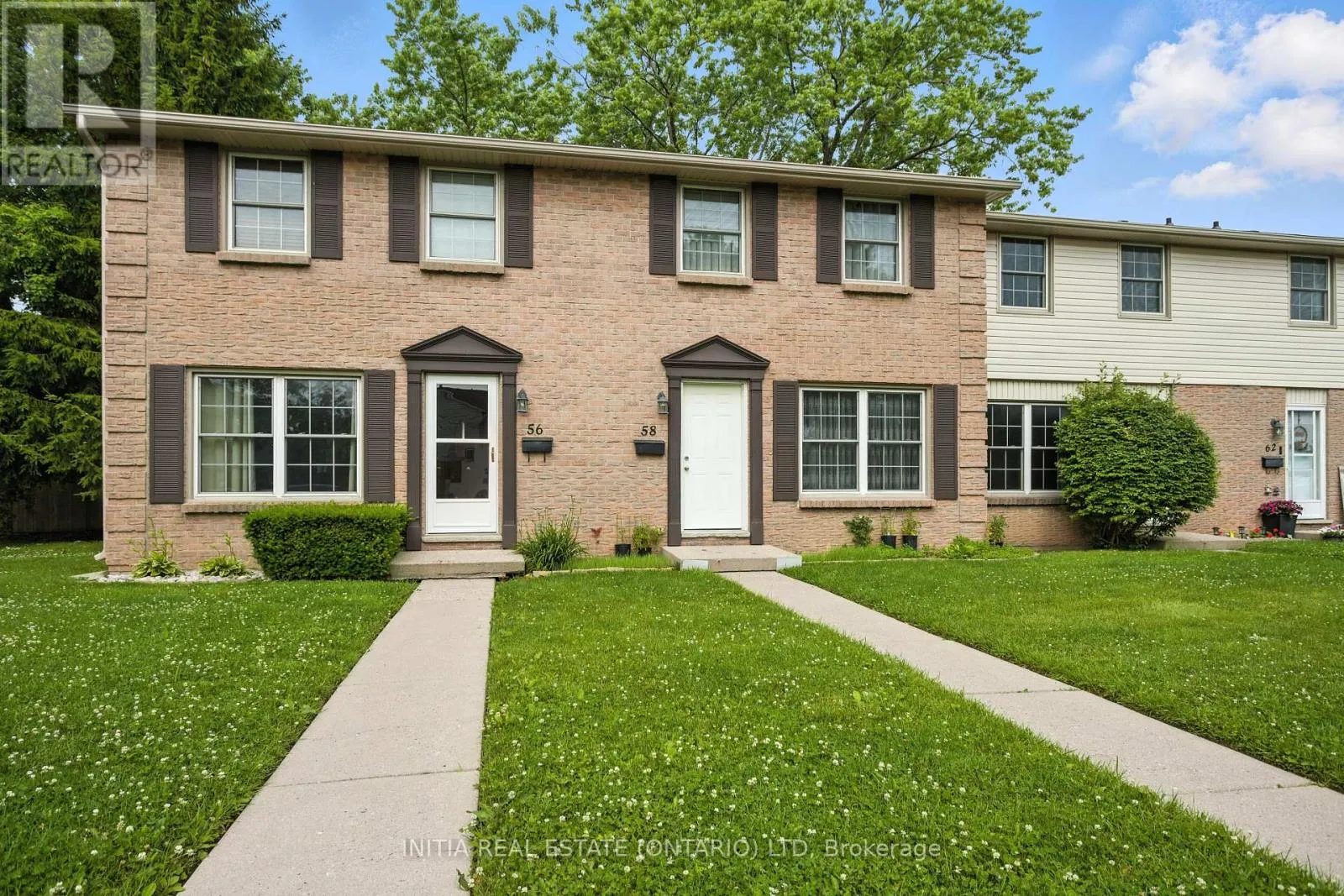 Row / Townhouse for rent: 58 - 1725 Ernest Avenue, London South, Ontario N6E 2W3