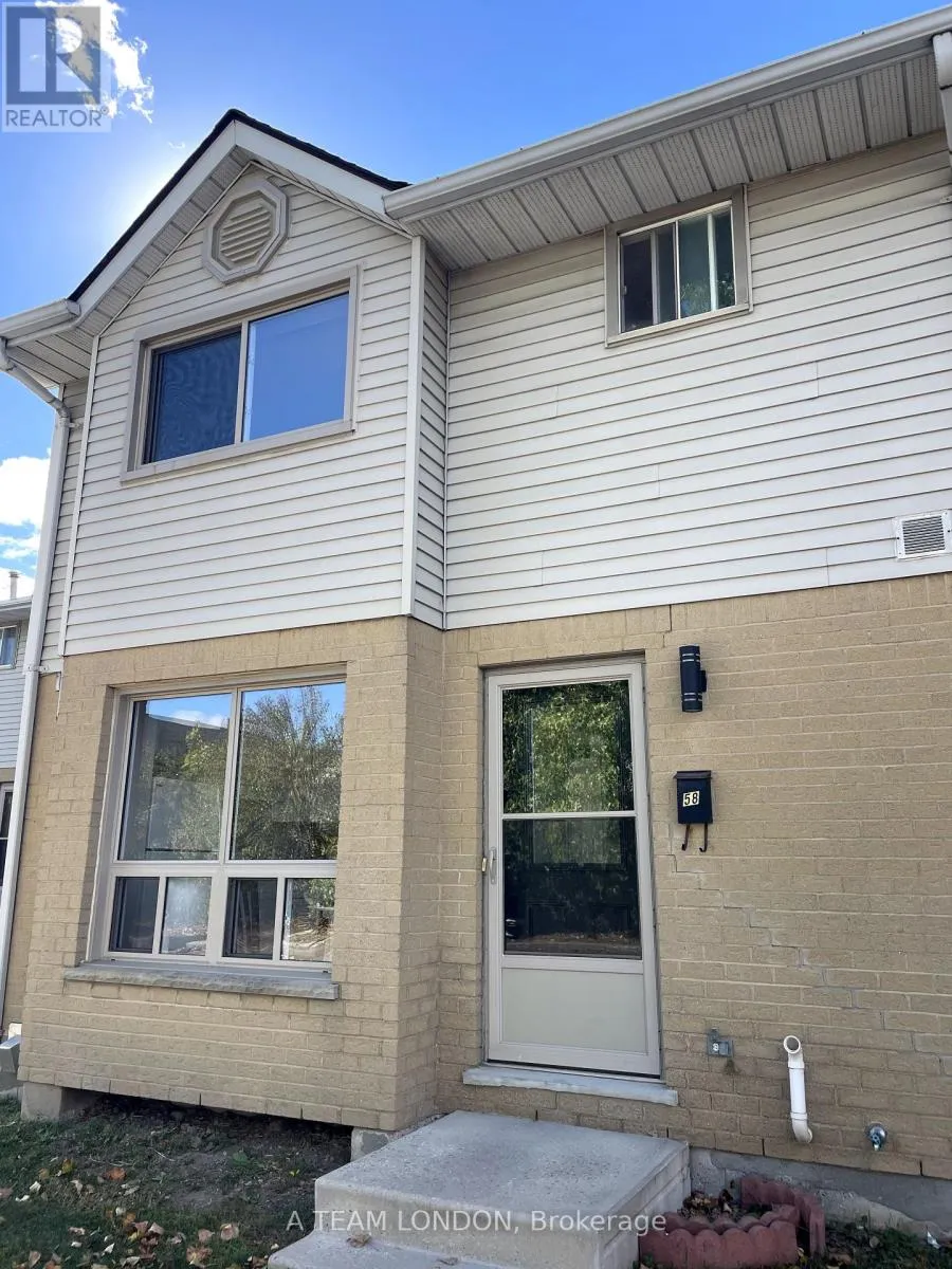 Row / Townhouse for rent: 58 - 35 Waterman Avenue, London South, Ontario N6C 5T7