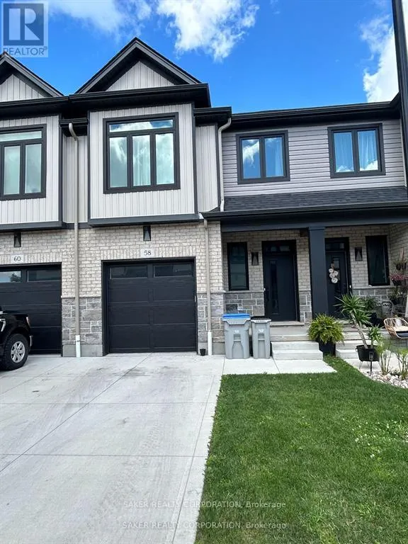 Row / Townhouse for rent: 58 - 601 Lions Park Drive, Strathroy-Caradoc, Ontario N0L 1W0