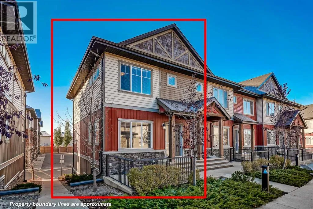 Row / Townhouse for rent: 58 Skyview Springs Circle Ne, Calgary, Alberta T3N 0E6