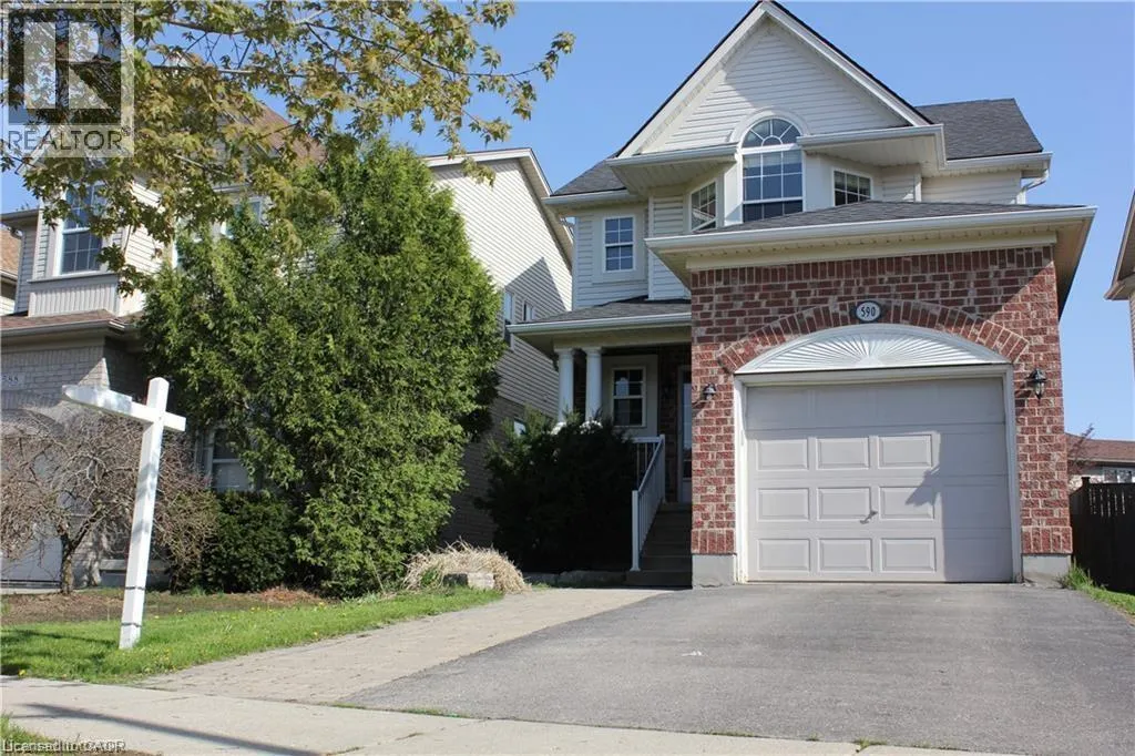 House for rent: 590 Little Dover Crescent, Waterloo, Ontario N2K 4E5