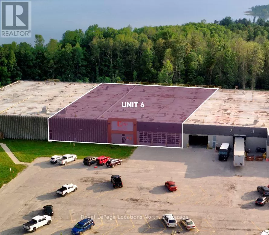 Warehouse for rent: 6 - 3225 East Bayshore Avenue, Owen Sound, Ontario N4K 5N3