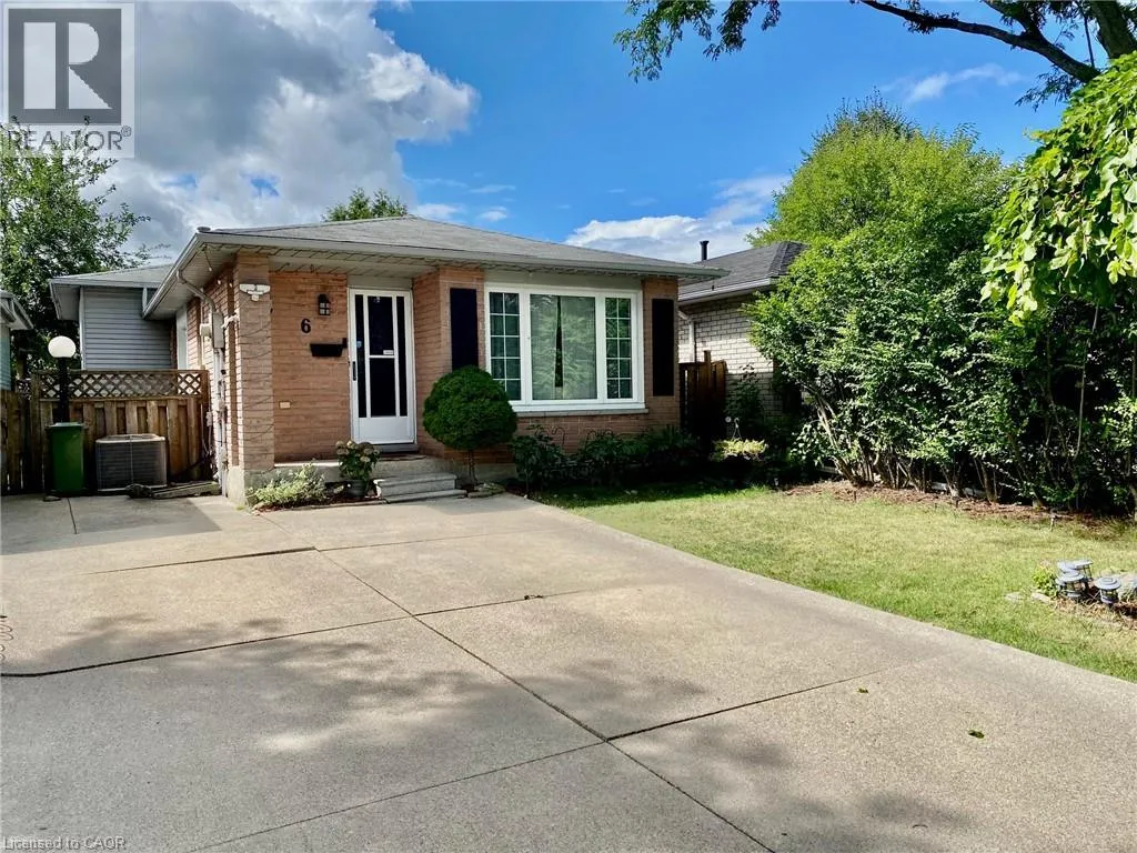 House for rent: 6 Adler Avenue, Hamilton, Ontario L8W 3C3