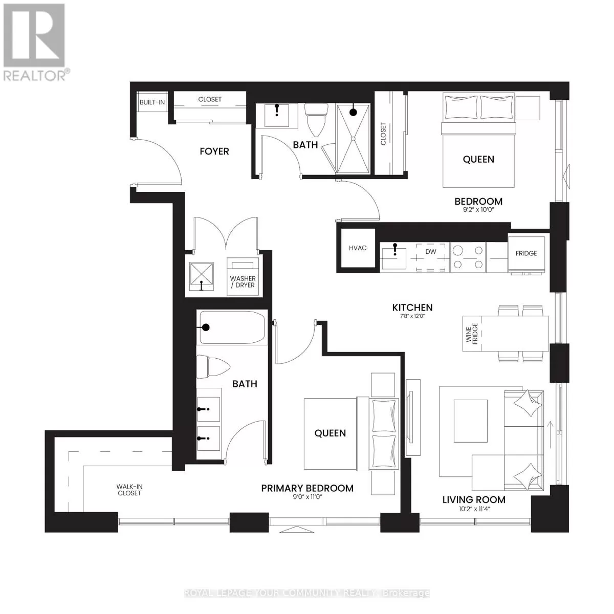 Apartment for rent: 602 - 31 York Garden Way, Toronto, Ontario M6A 2V1