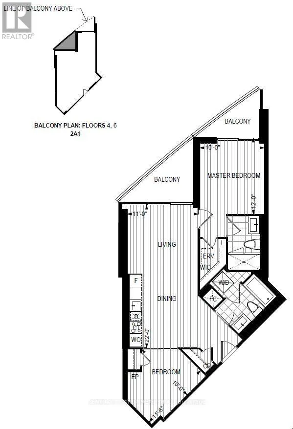 Apartment for rent: 605 - 1 Edgewater Drive, Toronto, Ontario M5A 0L1