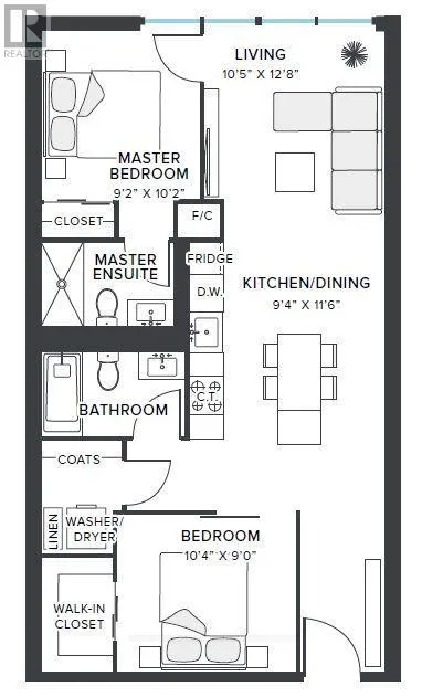 Apartment for rent: 612 - 131 Mill Street, Toronto, Ontario M5A 2Z8