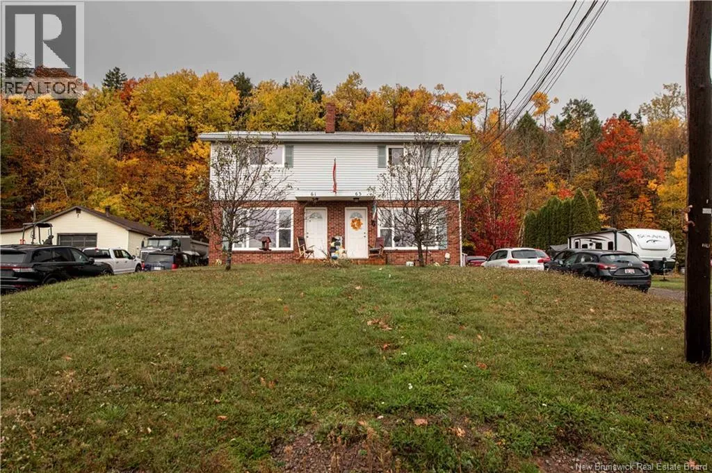 Duplex for rent: 61-63 Ammon Road, Ammon, New Brunswick E1G 3N7