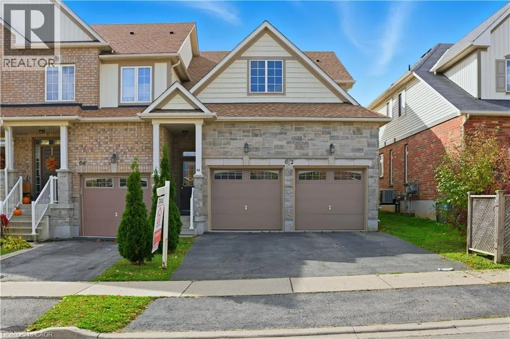 Row / Townhouse for rent: 62 Browview Drive, Hamilton, Ontario L1B 1L9