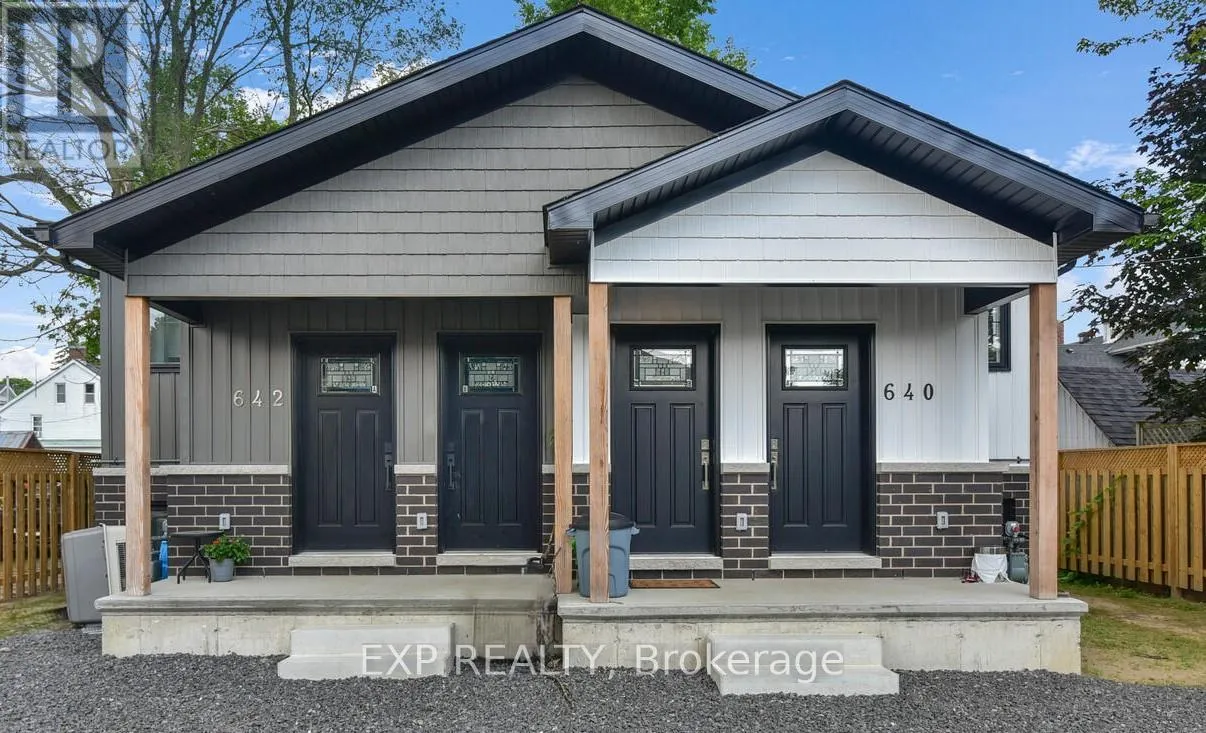 Fourplex for rent: 642 West Street, Prescott, Ontario K0E 1X0