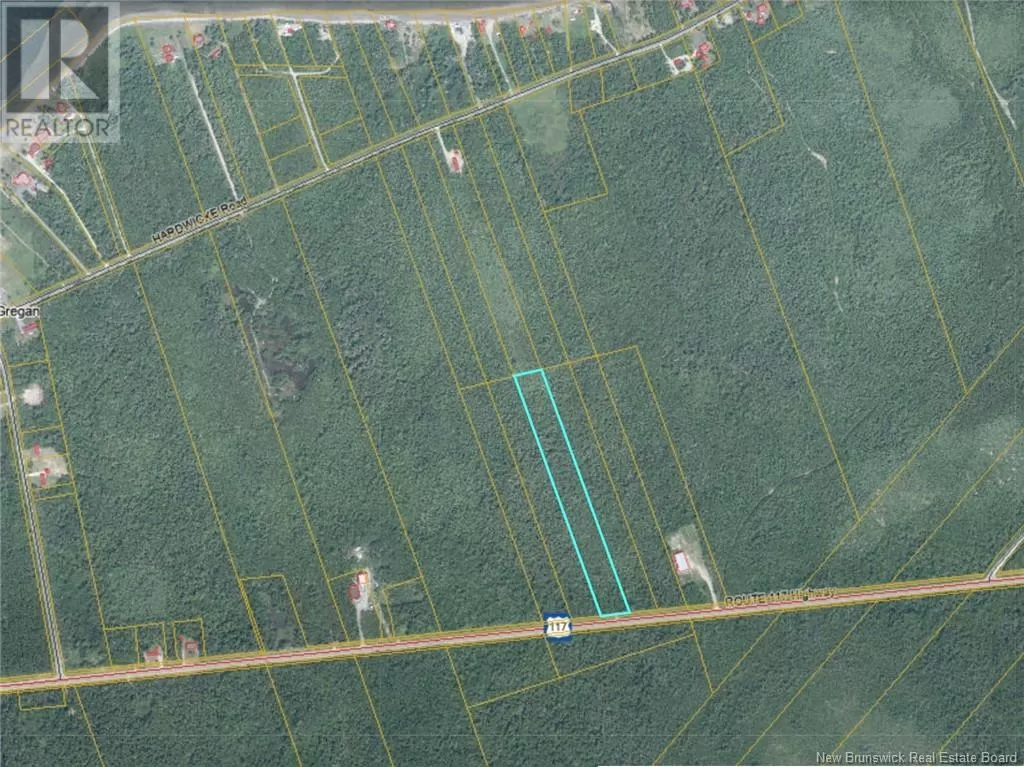 6.62 Acres Route 117 Route, Hardwicke, New Brunswick E9A 1K1