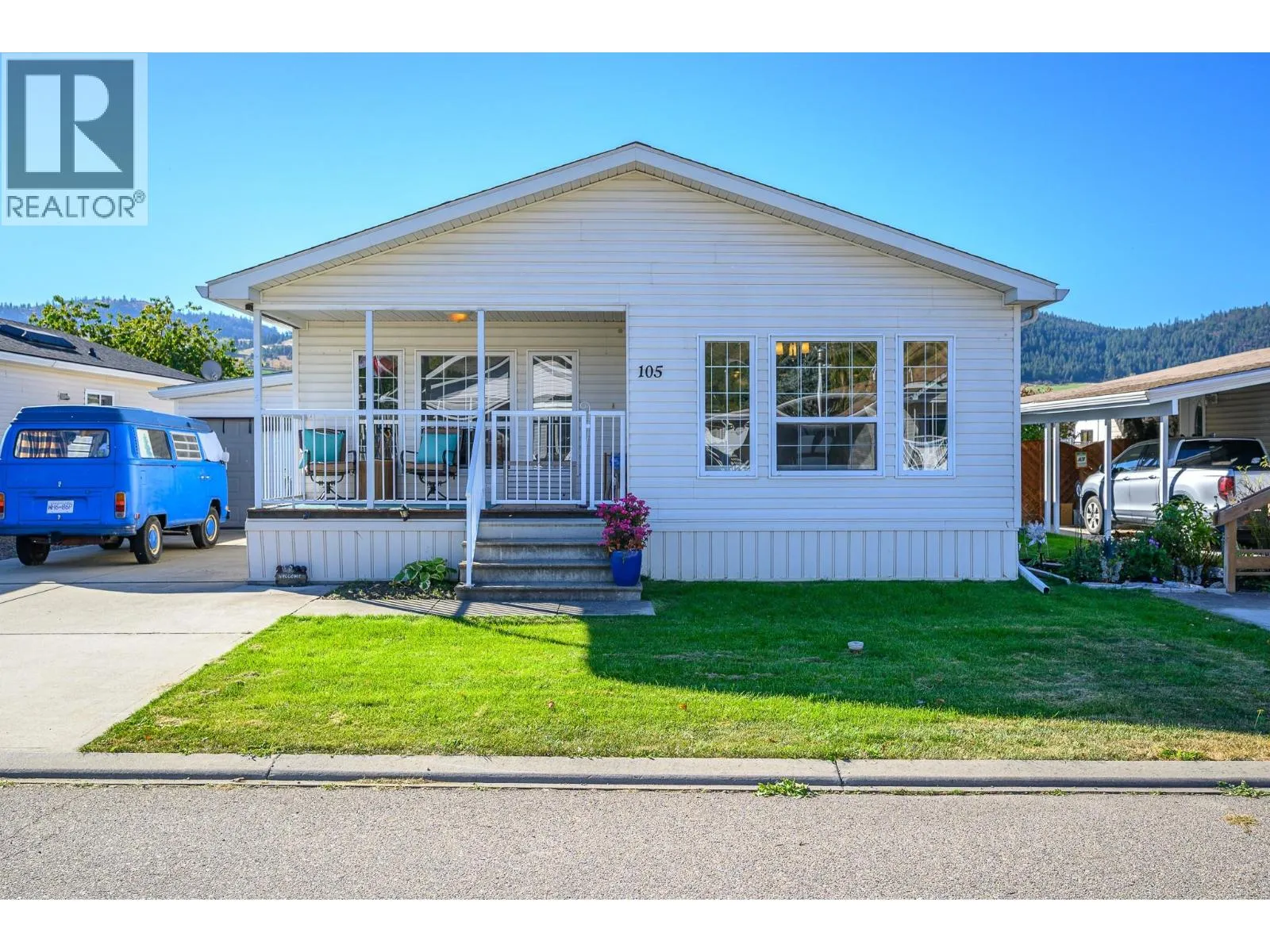 Manufactured Home for rent: 6688 Tronson Road Unit# 105, Vernon, British Columbia V1H 1R9