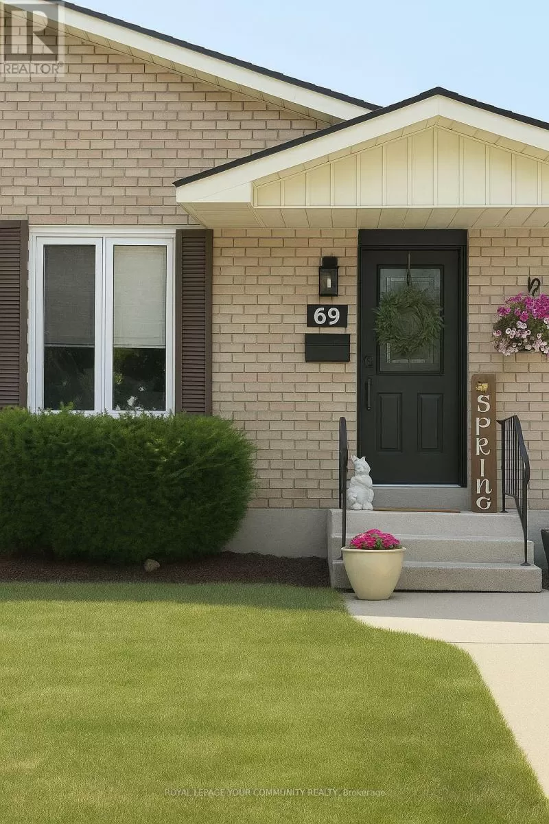 House for rent: 69 Branlyn Crescent, Brantford, Ontario N3P 2A1