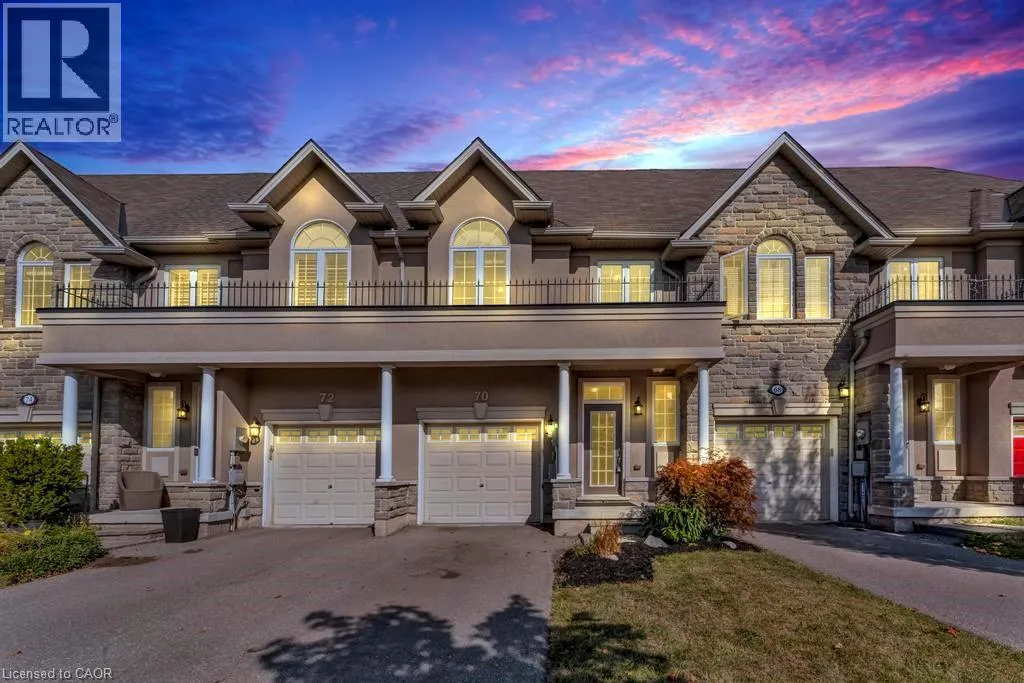 Row / Townhouse for rent: 70 Vinton Road, Ancaster, Ontario L9K 0G6