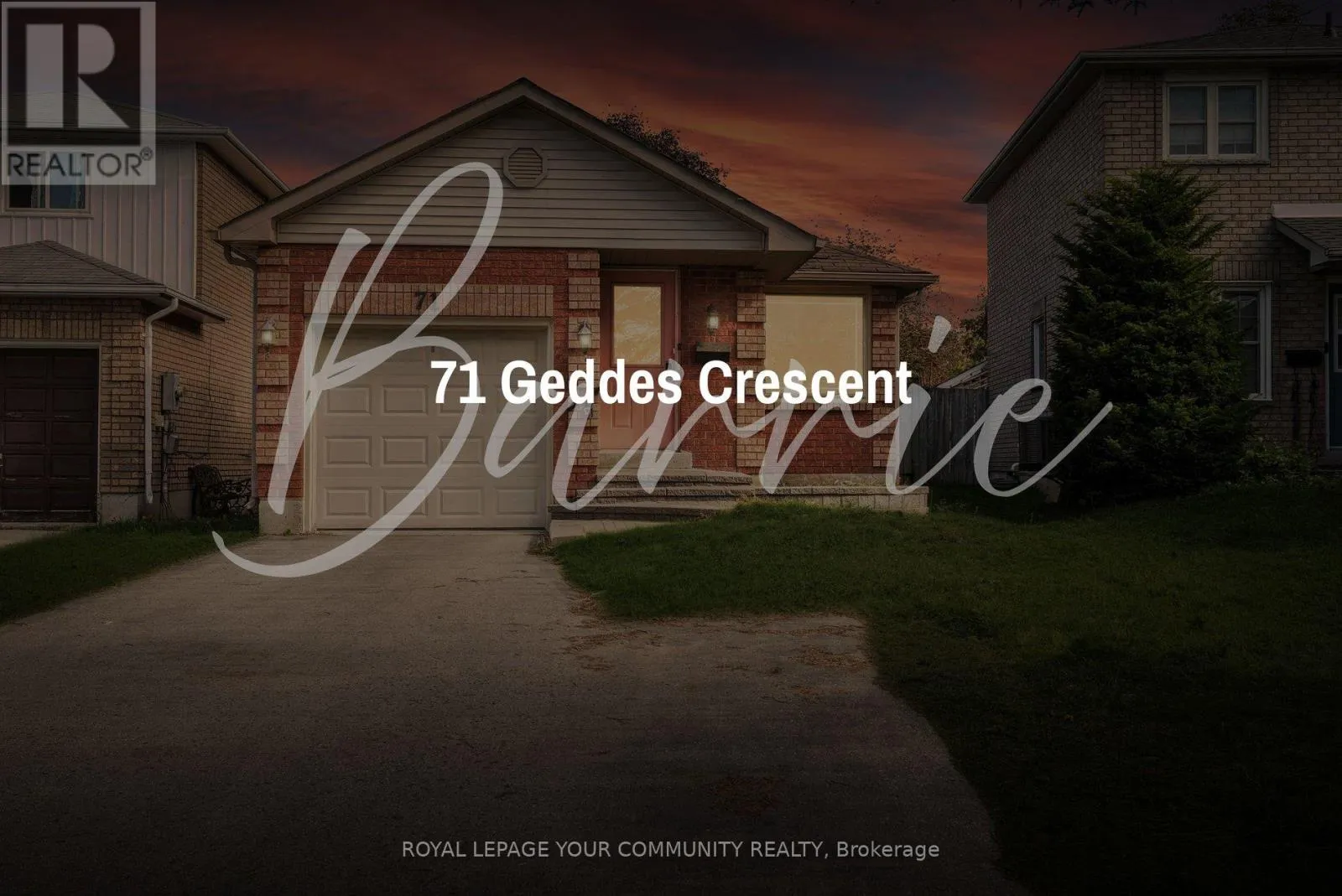 House for rent: 71 Geddes Crescent, Barrie, Ontario L4N 7B1