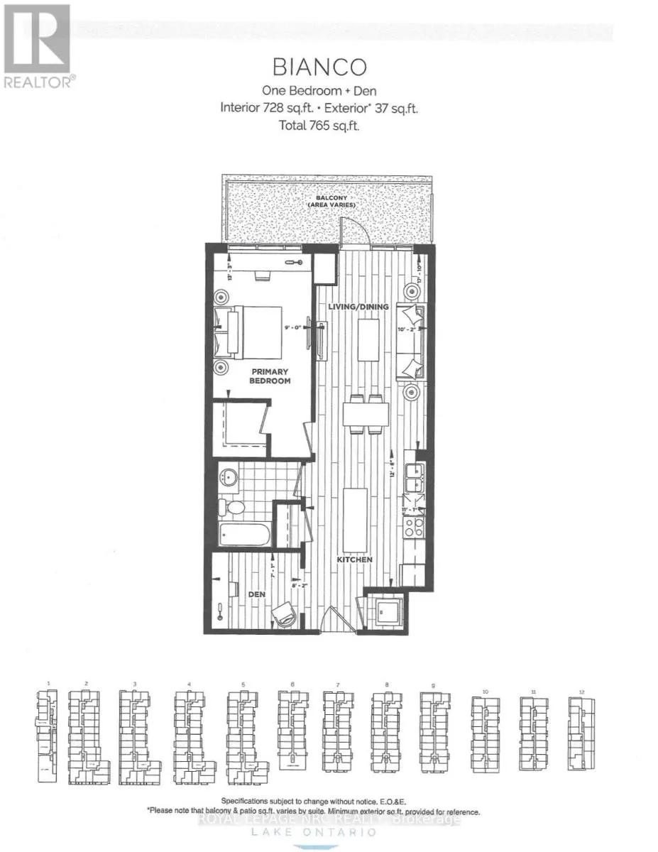 Apartment for rent: 712 - 461 Green Road, Hamilton, Ontario L8E 5B4