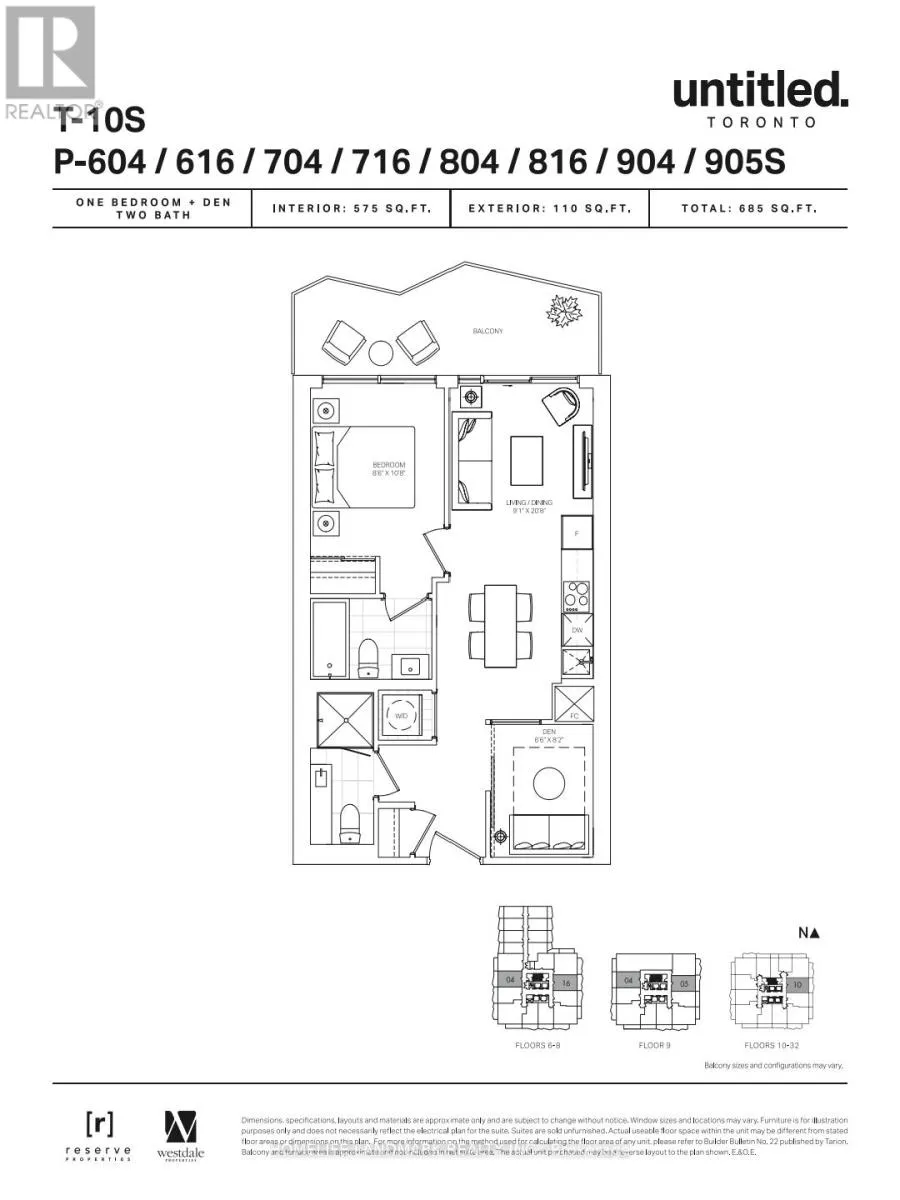 Apartment for rent: 716 - 110 Broadway Avenue, Toronto, Ontario M4P 1V7