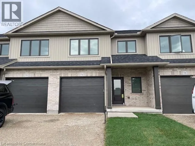 Row / Townhouse for rent: 72 Redbud Road, Elmira, Ontario N3B 0G2