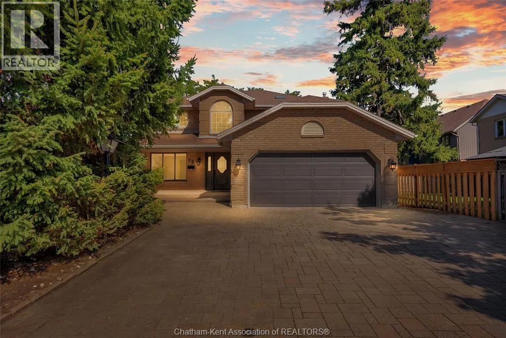 House for rent: 75 Norway Maple Drive, Chatham, Ontario N7L 5C9