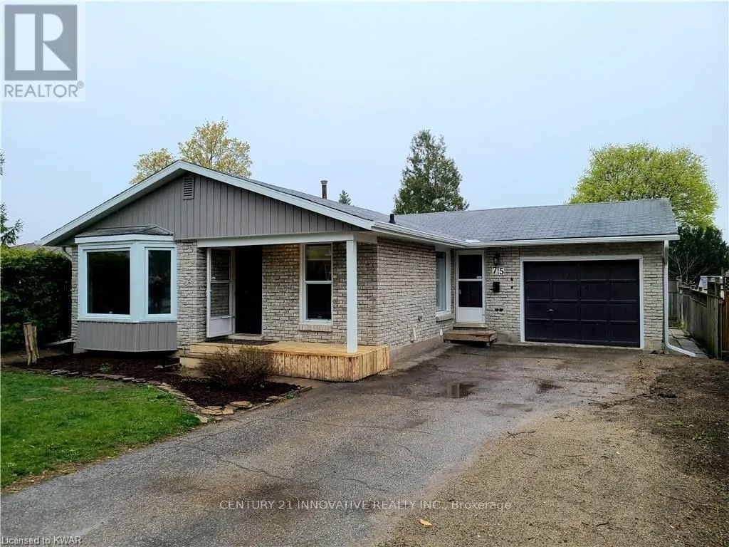 House for rent: 75 Pepperwood Crescent, Kitchener, Ontario N2A 2R4