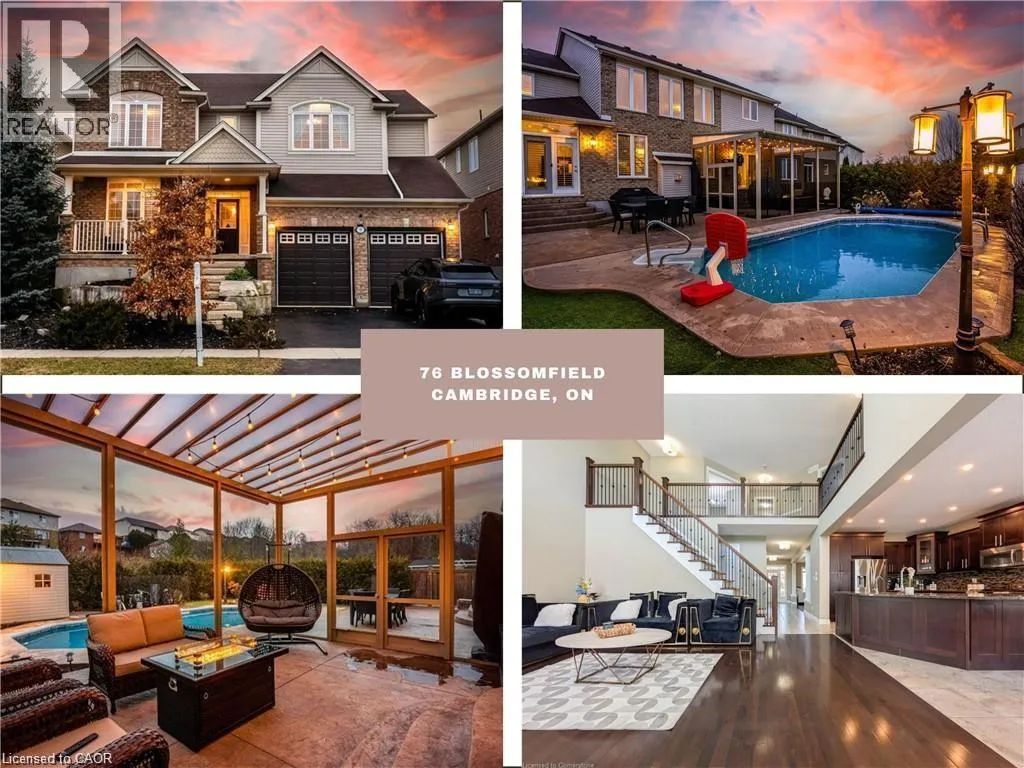 House for rent: 76 Blossomfield Crescent, Cambridge, Ontario N1S 0A5