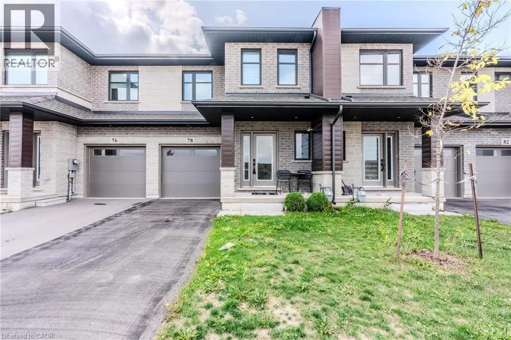 Row / Townhouse for rent: 78 Jayla Lane, Smithville, Ontario L0R 2A0